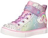 Skechers girls Twinkle Sparks - Magic-tastic Sneaker, Multi, 2 Little Kid US