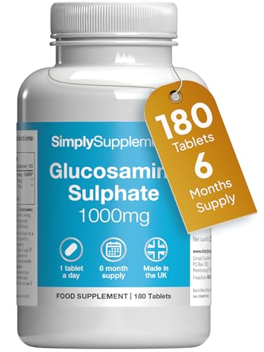 Glucosamine Sulphate 2KCl 1000mg | 180 Fast Release Tablets