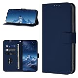 YIRRANZD Cover per Samsung Galaxy S22, Custodia a Libro in PU Pelle [Slot Carte] Premium Flip Caso Portafoglio, Antiurto Wallet Case Cover per Samsung S22 (Blu Scuro)