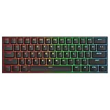 clavier azerty en qwerty 60 % de touches compactes et PBT : clavier magnétique de 61 touches avec LED RGB face avant avec 16 millions de couleurs disponibles et 22 touches préinstallées et éclairées individuellement, le design compact 60 % maximise l’espace du bureau et permet des mouvements de souris plus rapides, touches PBT avec revêtement résistant à l’huile, double moulage par injection, toutes les touches acceptent le remplacement à chaud et les bureaux magnétiques, le profil ergonomique Herry réduit la fatigue des doigts pendant les longues sessions de jeu