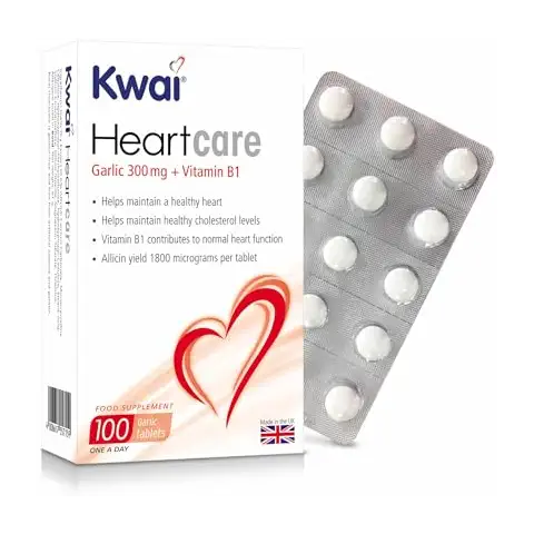 Kwai Heartcare Garlic Capsules with Vitamin B1 Cover
