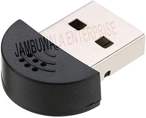 Jambuwala Enterprise® USB 2.0 Mini Microphone Mic Audio Adapter Driver Free for Laptop Desktop PC - Skype/MSN/VOIP/Voice Recognition Software - Image 3