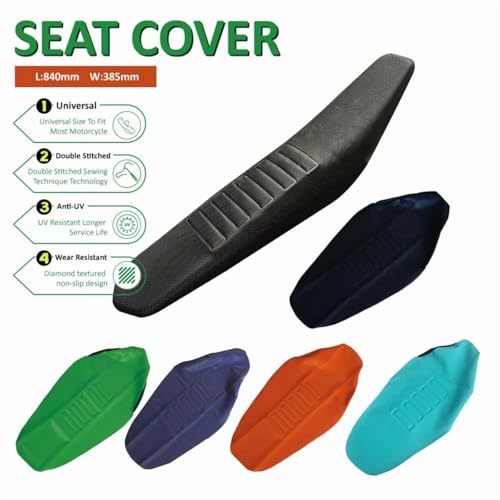 Asiento moto con funda antideslizante acanalada para enduro y cross 2