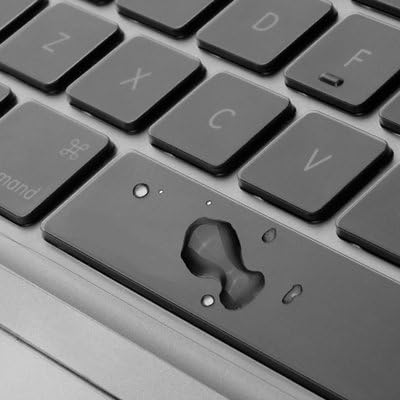 TOP CASE Transparent TPU Keyboard Cover Skin Compatible with Macbook Pro 13-Inch with Logo Mouse Pad