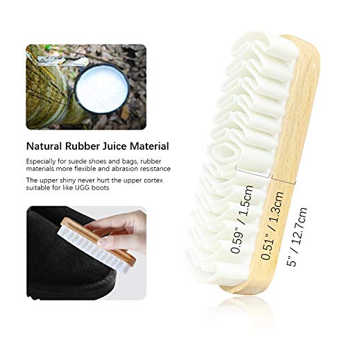 Leather Cleaning Kit By Care Guys: Two Horsehair Brushes Of Different Sizes & Hard-Wearing Crepe Brush With A Cleaning Eraser #TOP5