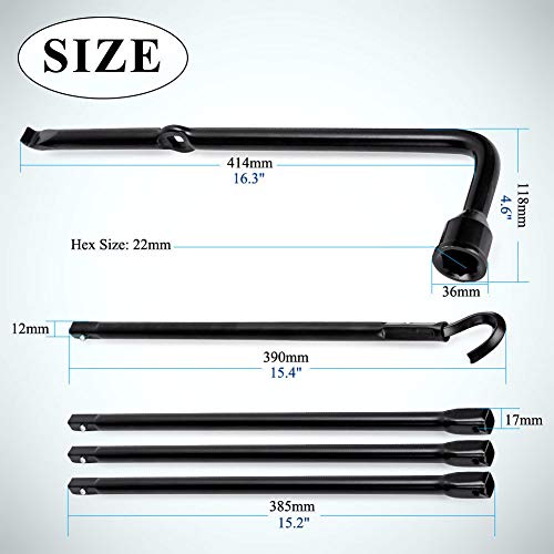 Autofu Spare Tire Tool Kit For Dodge Ram 1500 (2002 To 2015) Jack Wheel Replacement Lug Wrench Repair Tools Set With Carrying Pouch Bag #TOP1