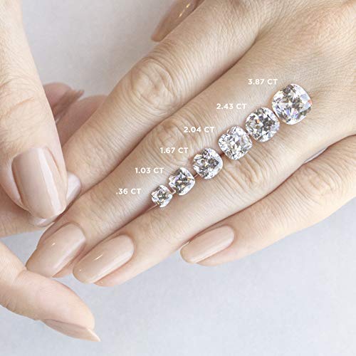 1-3 CT Moissanite Solitaire Ring for Women 925 Silver, 10K/14K/18K Solid Gold | Christmas Gifts Engagement Ring | Size 4-122