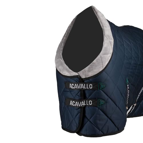 Alfombra acolchada Acavallo de 200g con control térmico transpirable azul 3