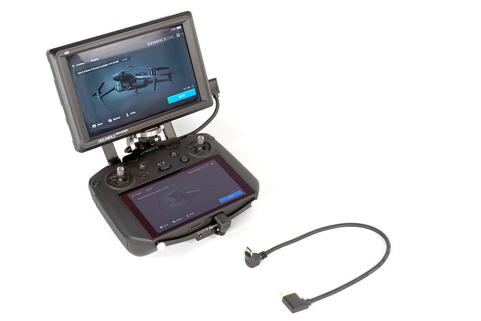 Thor's Drone World LifThor Mini HDMI to HDMI Cable – Compatible with DJI RC Pro | High-Speed Video Output for External Monitors, TVs & Recording Devices