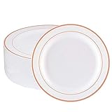 Úselo para todo tipo de fiestas: las placas de plástico de alta calidad son muy adecuadas para su cumpleaños, Acción de Gracias, baby shower, fiesta de graduación o boda, y más