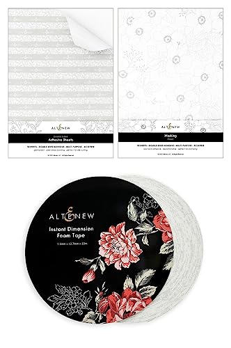 Altenew Sticky Essentials Bundle: Instant Dimension Foam Tape, Ma...