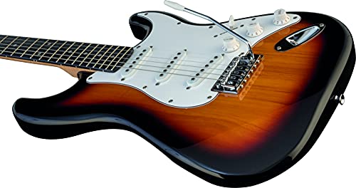 EKO Sunburst S-300 Sunburst Guitare électrique modèle Stratocaster 22 touches, couleur Sunburst - Les Beatles, Paul McCartney, John Lennon, RIngo Starr, George Harrison EKO Sunburst S-300 Sunburst Guitare électrique modèle Stratocaster 22 touches, couleur Sunburst – Image 6