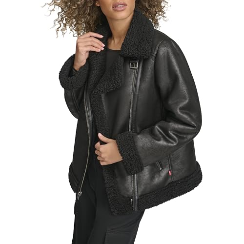 Levi's Women's Faux Shearling Moto3