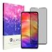 for Xiaomi Redmi Note 7 Privacy Screen Protector, Lamshaw Anti Spy Anti Peep Full Covergae Privacy Tempered Glass Screen Protector for Redmi Note 7 (Black)