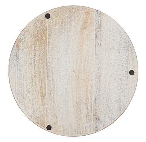 Platos Decorativos Rústicos de Madera Fennco Styles 13 in Set 4 miniatura 2