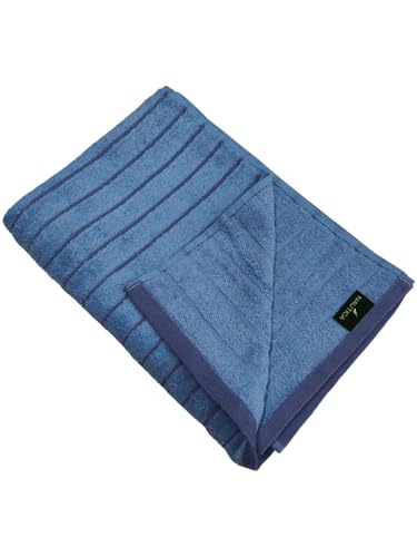 Image of NAUTICA Quick Dry Towel -1pc Bath Towel (ridgeport) | 500 GSM l 30 x 60 inch | Quick Dry Large Pool & Travel Towel | NAVYBLUE