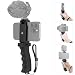 fantaseal Ergonomic Cell Phone Smartphone Holder, Phone Selfie Stick Hand Grip Stabilizer Handheld Mount Phone Handle Support Steadycam Compatible with iPhone Xs X Nexus LG HTC Huawei Samsung etc