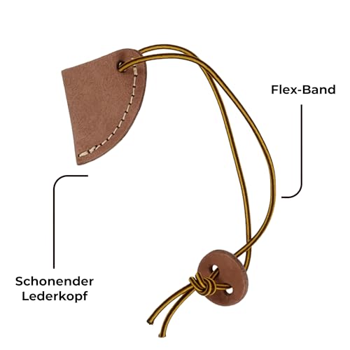 BEARPAW PRODUCTS Sehnenhalter aus Leder Standard Bogenschießen Sehnen Bogensehnen Halterungen Bogenhalter Zubehör für Bogensport
