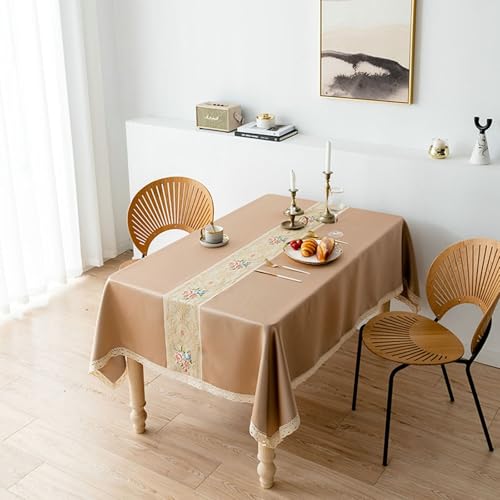 Nappe rectangulaire 150 x 160 cm antitache lavable polyester picnic