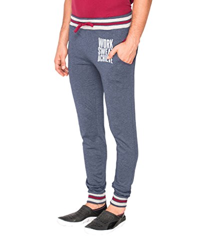 Image of CAHOOT Men Printed Track Pant Black