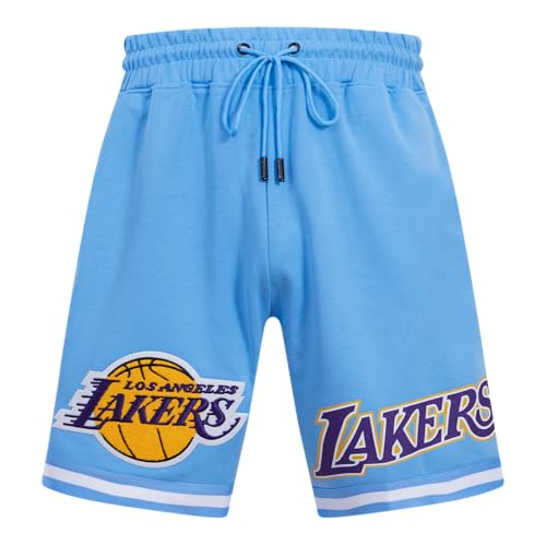 Pro Standard Mens NBA Los Angeles Lakers Classic Chenille Athletic Short