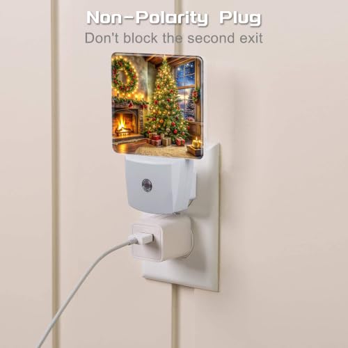 Image of Night Light, Dusk to Dawn Night Light Plug in, Christmas Tree Gift | Christmas Night Light for Kids,0.5w Energy Saving,Sleep Friendly,Nightlight for Hallway Stairway Kitchen Bedroom