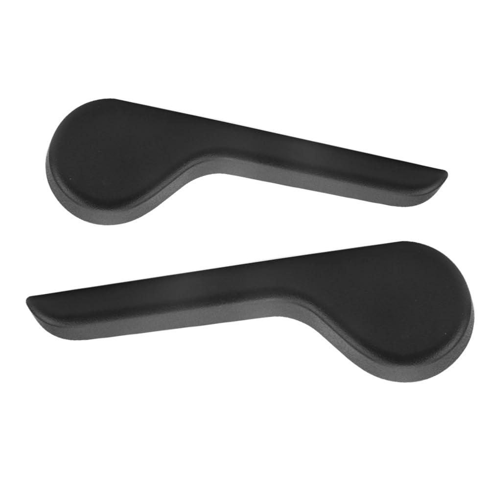 1 paio di auto anteriore manuale sedile reclinabile maniglia seggiolino auto reclinabile maniglia a leva for Chevy for Silverado for GMC for Sierra(Black)