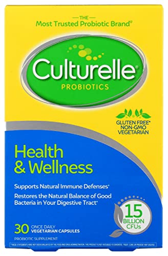 Culturelle Health & Wellness Probiotic Vegetarian Capsules 30 Ea #TOP13