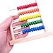Miniature Counting Frame,5 Rows,Learning Mathematics Abacus