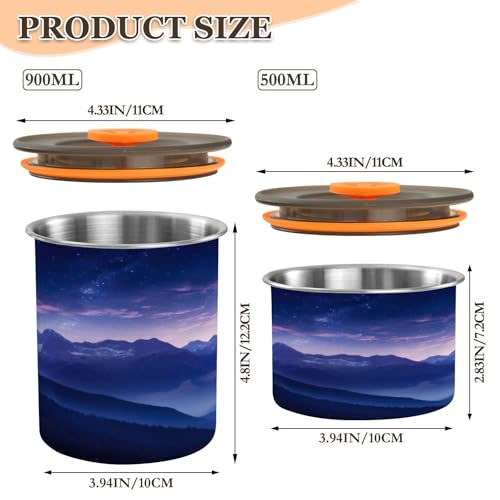 Envase hermético para café acero inoxidable 30oz miniatura 2