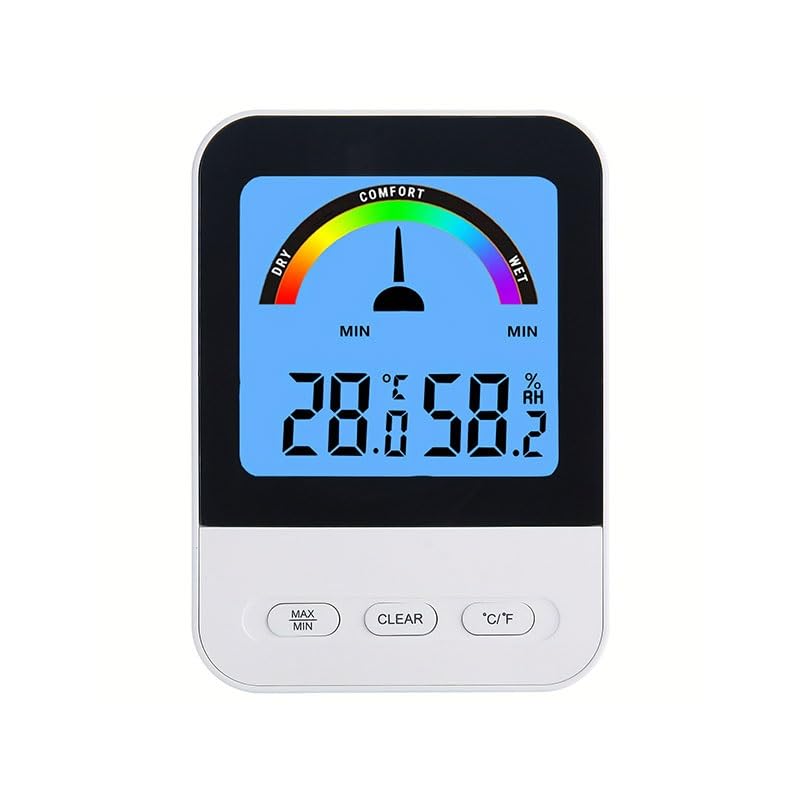 Digital Humidity Temperature Meter Room Dry Wet Comfort Guide