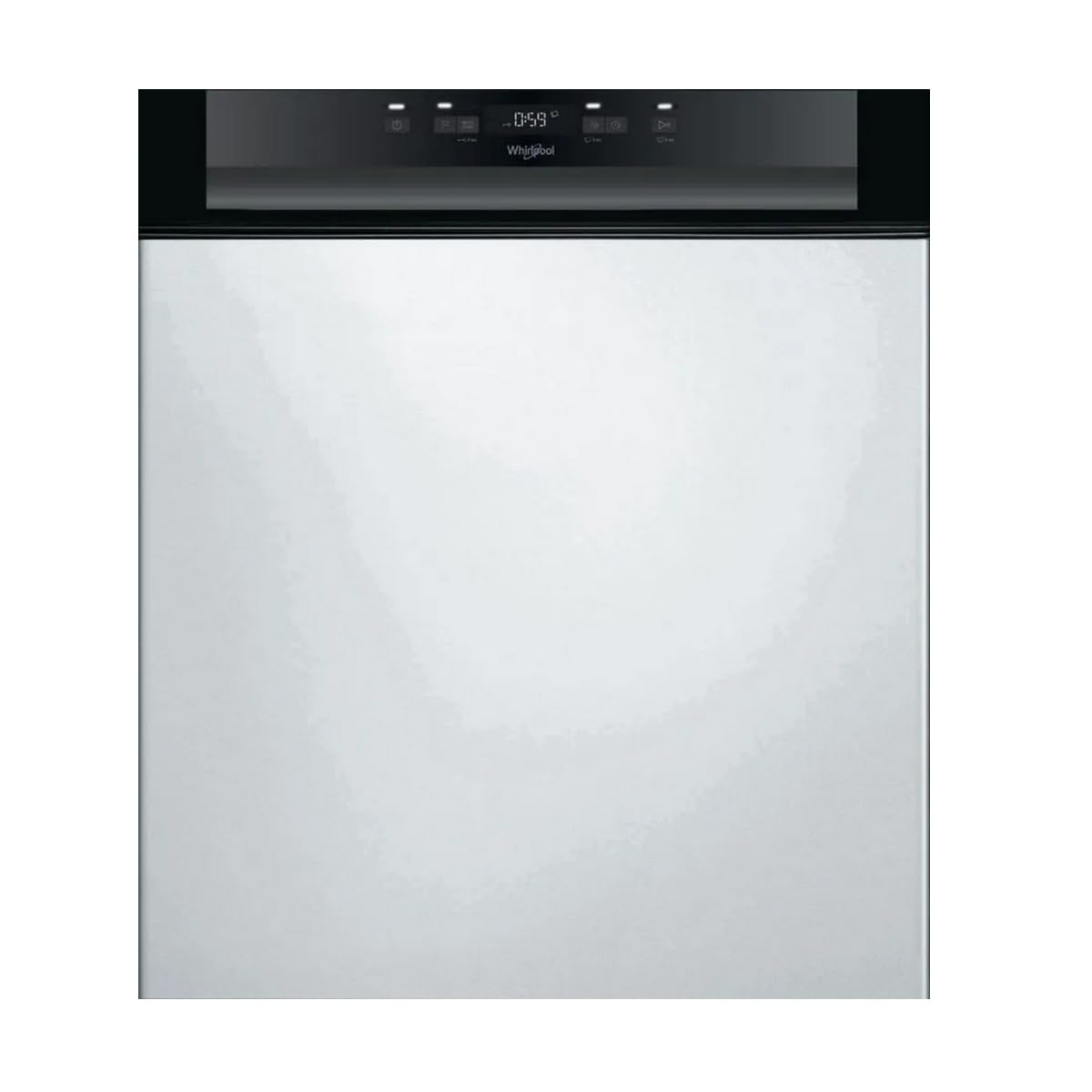 Whirlpool lavavajillas 60cm 14 cubiertos 44db integrable con diadema wbc3c34pb