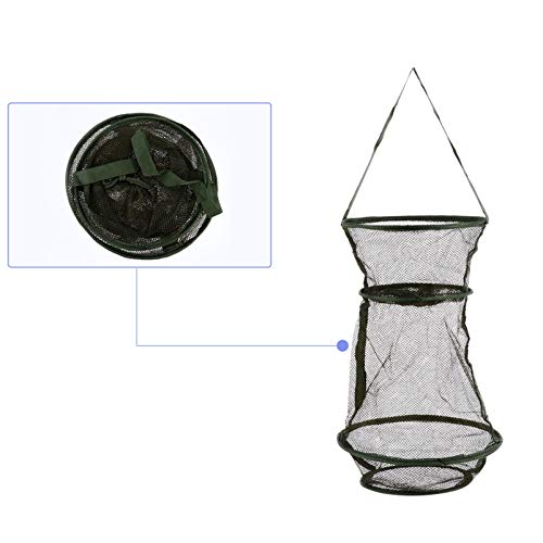 Rede de pesca BesPORTBLE, armadilha de caranguejo, lagosta, camarão, rede de gesso dobrável para man