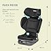 Peg Perego Viaggio Flex Autositz ISOFIX mit fortschrittlicher Technologie, verstellbar, klappbar, verstärkte Rückenlehne, für Kinder von 100 bis 150 cm (3-12 Jahre), 15-36 kg, Licorice