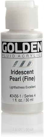 Golden Artist Colors® 2oz. Iridescent Acrylic Paint, Color: Iridescent Silver (Fine) | Michaels