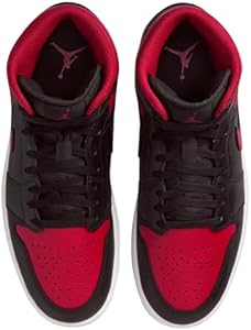 Tênis masculino Air Jordan 1 Mid (DQ8426-067, preto/branco e