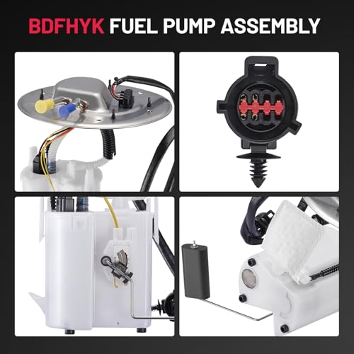 Image of BDFHYK Electric Fuel Pump Module Assembly Compatible with Ford Mustang 1998 3.8L 4.6L V6 V8 Replace E2203M