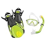 Mares Unisex – Erwachsene SEA Friends Maske und Schnorchel Flossen Set, blau, L/XL