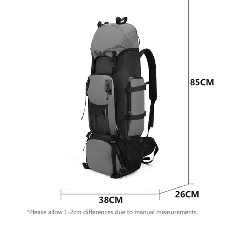Sac d'alpinisme de randonnée 90L grand sac à dos camping imperméable
