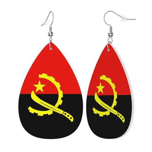 Leather Earrings For Women Dangle Earrings Lightweight Teardrop Earrings2