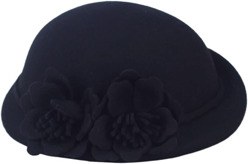 Autumn and Winter Hats, Berets, Ladies' Flower Stewardess Hats