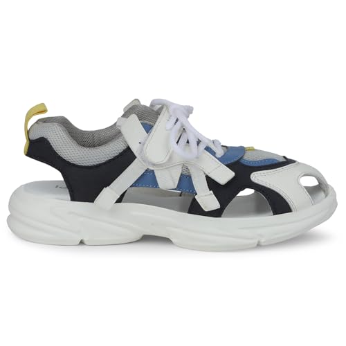 Image of Liberty Leap7x CLOUDY-3E Casual Sandal for Kids With EVA Sole | PU Outsole Comfortable and Cushioned Footbed | Durable Summer Footwear for Indoor and Outdoor | Ideal for Everyday Wear