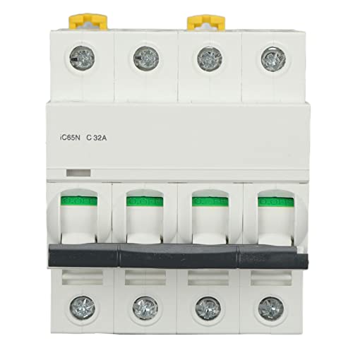 Disjoncteur protection sécurisée maison 4P 32A contre surintensité - 6