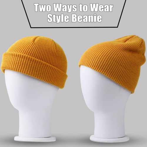 Junebrushs 6 Pack Spring Autumn Winter Beanie Hat Knit Warm Knitted Caps For Men Women, 6 Colors #TOP3