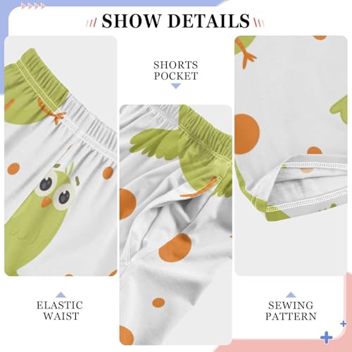 Green Bird Boys Pants Boys Athletic Pants Long Pant for Boywith Pockets Wide-Leg Size 6-14Y4