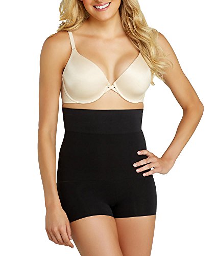 SPANX Women's Higher Power Boy Shorts 2331A - (Black/X-Large)