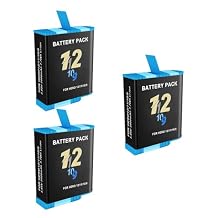 3 Pack 2000mAh Replacement Battery for GoPro Hero 12 11 10 9 Black with Storage Box