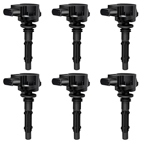 MAS Set of 6 Ignition Coils Pack Compatible with Mercedes Benz CLK ML E C GLK R SLK Class CLK350 E280 R350 ML350 C230 Dodge Sprinter 2500 3500 Freightliner V6 3.5L Replacement for UF-535 C1656 UF585