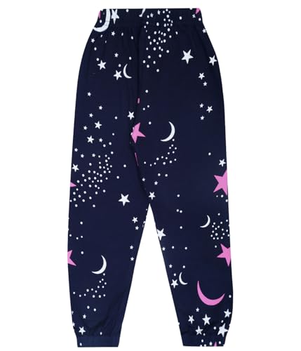 Image of T2F Girls Cotton Regular Fit Printed Track Pant (Pack of 5)