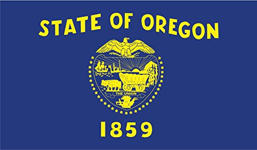 Oregon Flag Vinyl Decal for Vehicles